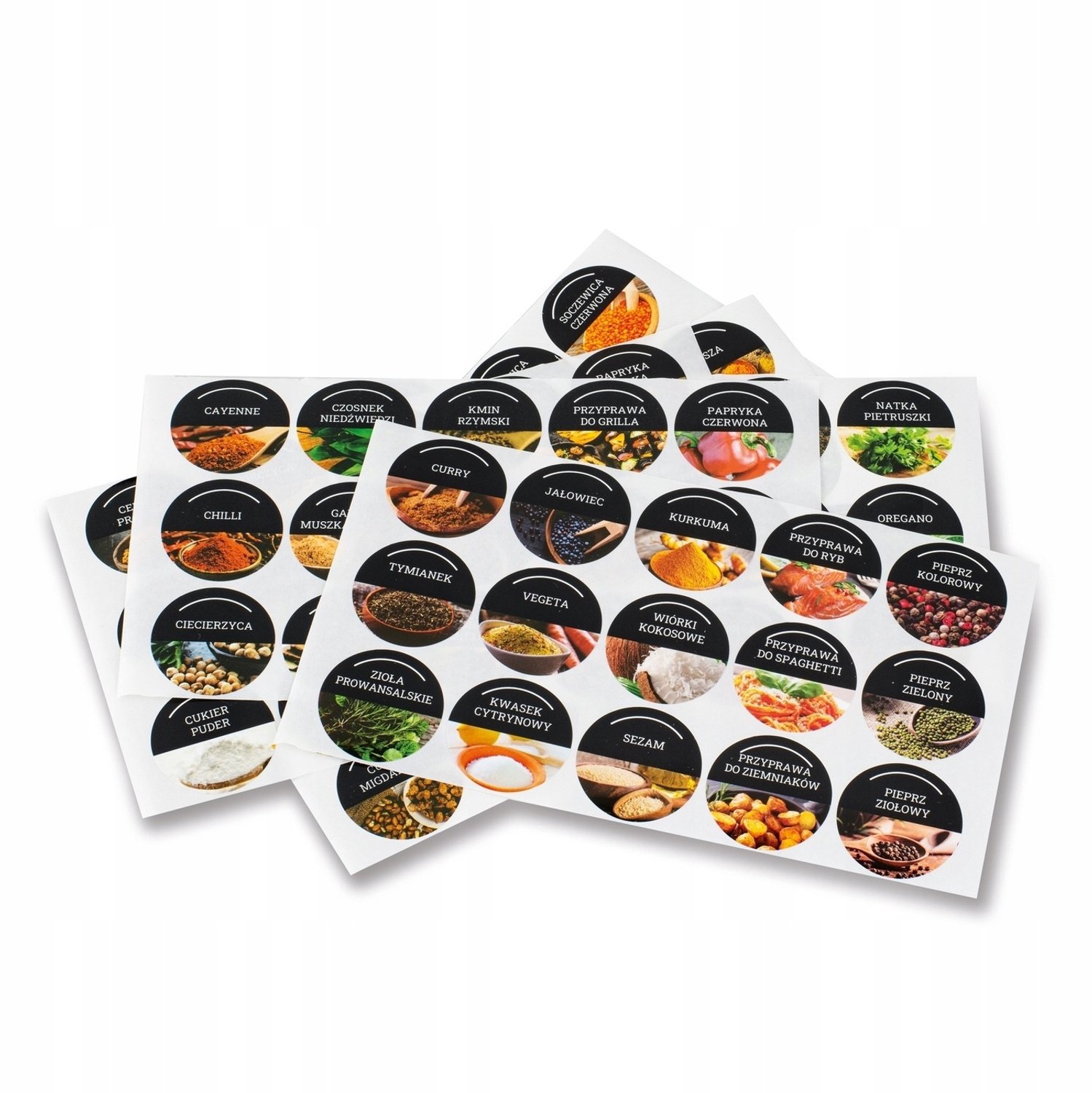 Tadar Kruidenstickers 96 stuks - Organiseer uw Keuken