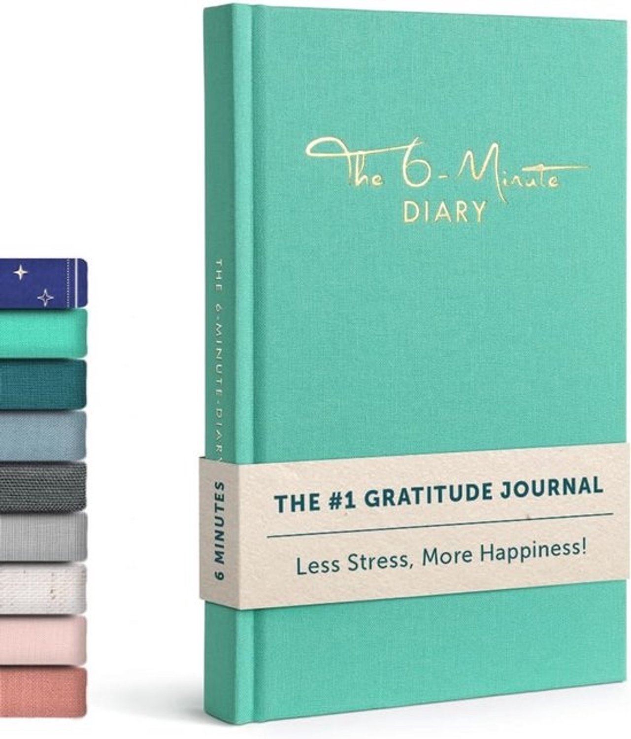 Dagboek - voor mindfulness, geluk en productiviteit | 6 minuten per dag - voor zelfreflectie en dagelijkse planning