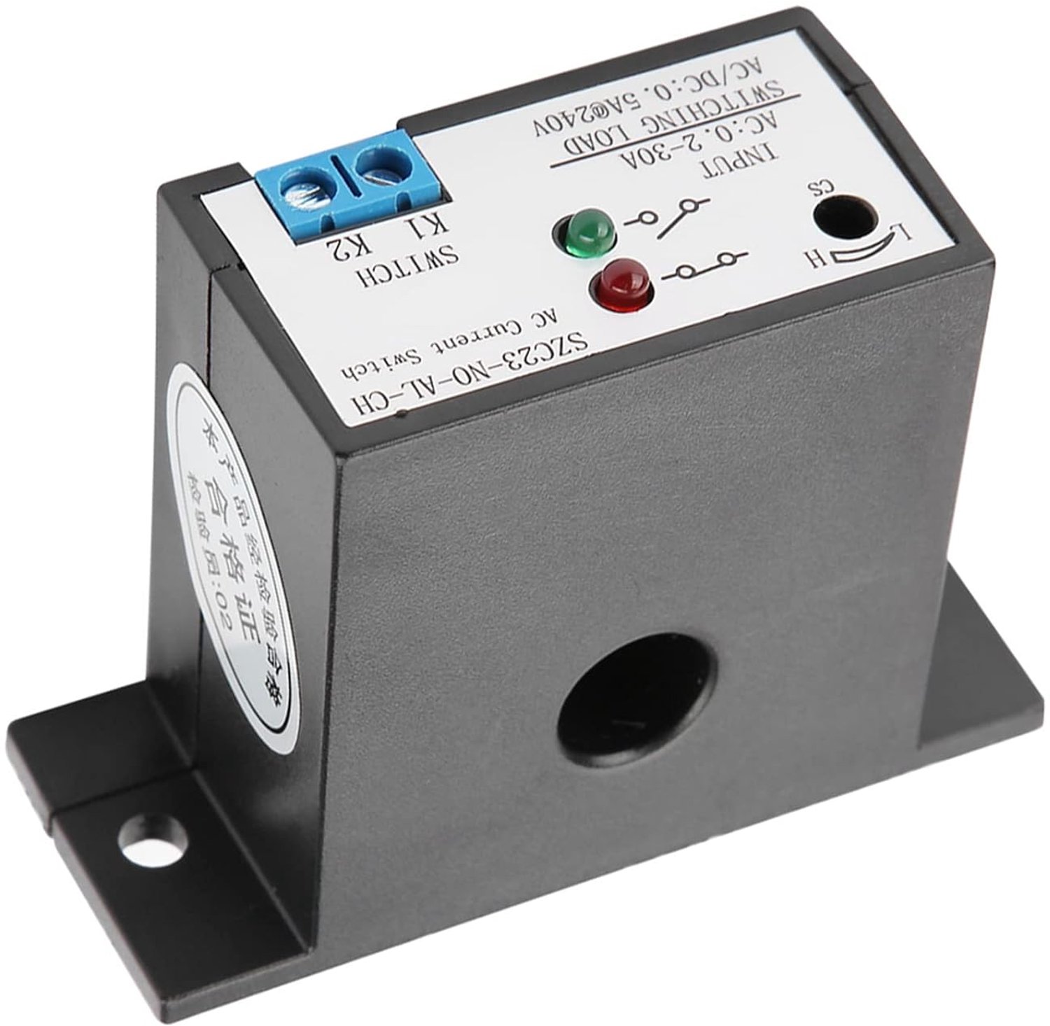 Huidige schakelaar - 0.2-30A instelbare relais - normaal open - contactloze elektronische schakelaar - ShopVlot