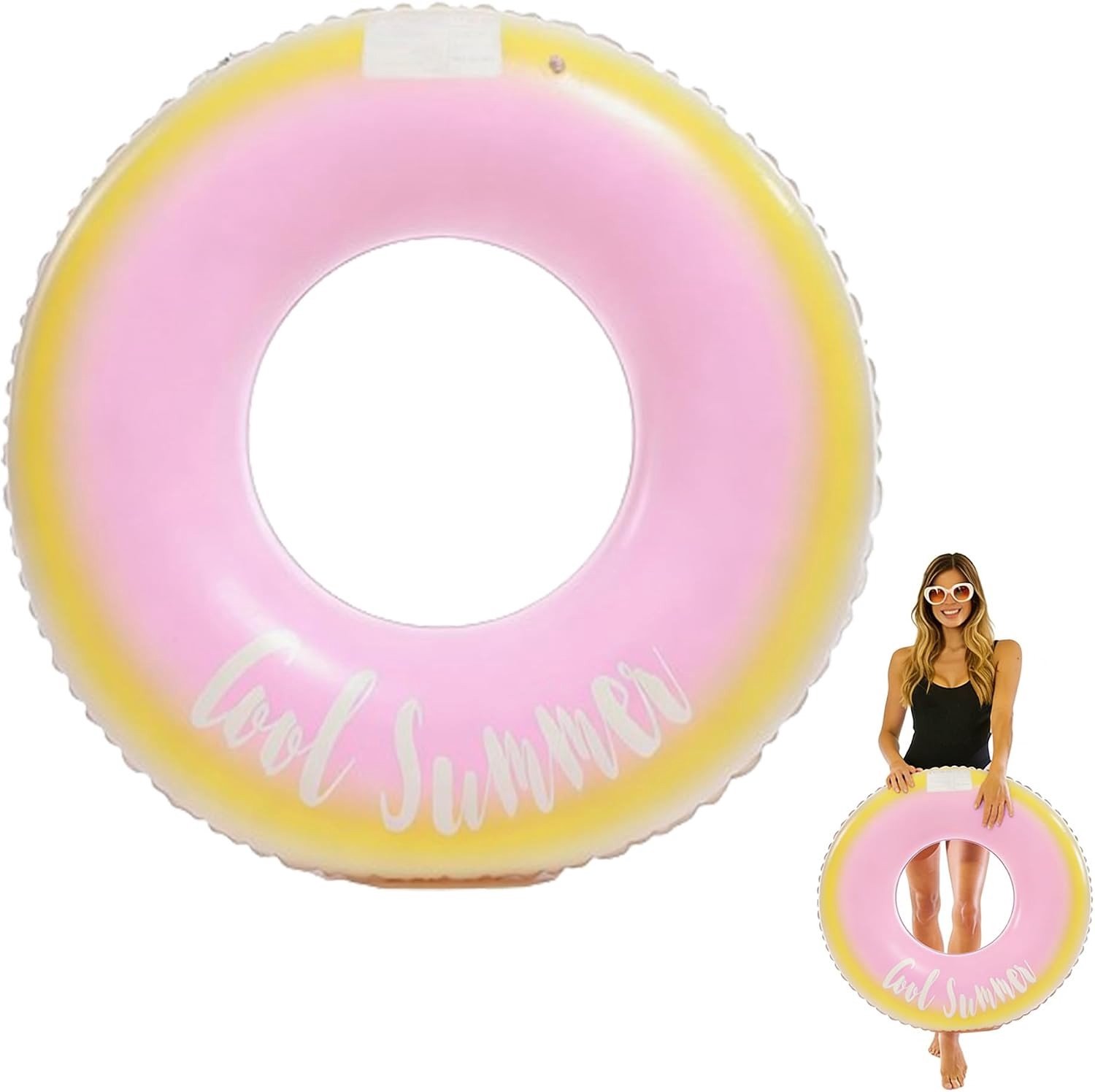 Opblaasbare Zwemring voor Volwassenen - Ideaal voor Zomer, Zwembadfeesten en Watersportactiviteiten