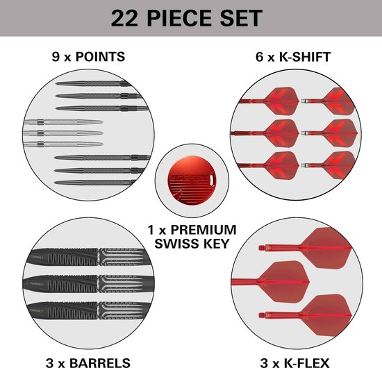 Target Shift Swiss Point 90% - Dartpijlen — afbeelding 2