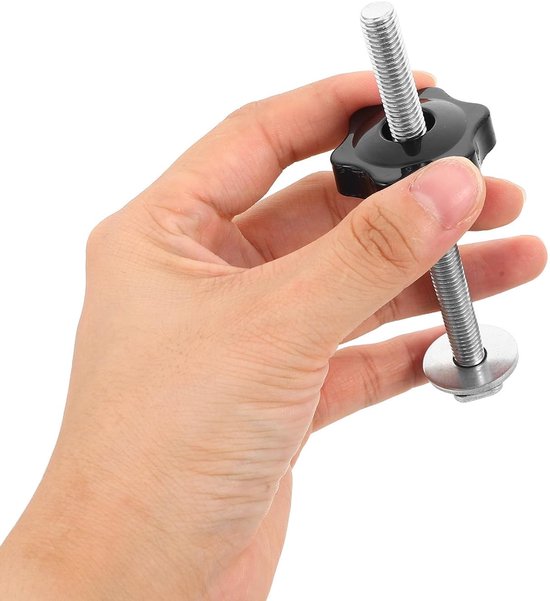 10 Stuks Delige T-track Knopset met Stervormige Grip Bouten Ringen Universele Vervanging voor Houtbewerkingsklemmen Jig-accessoires — afbeelding 4