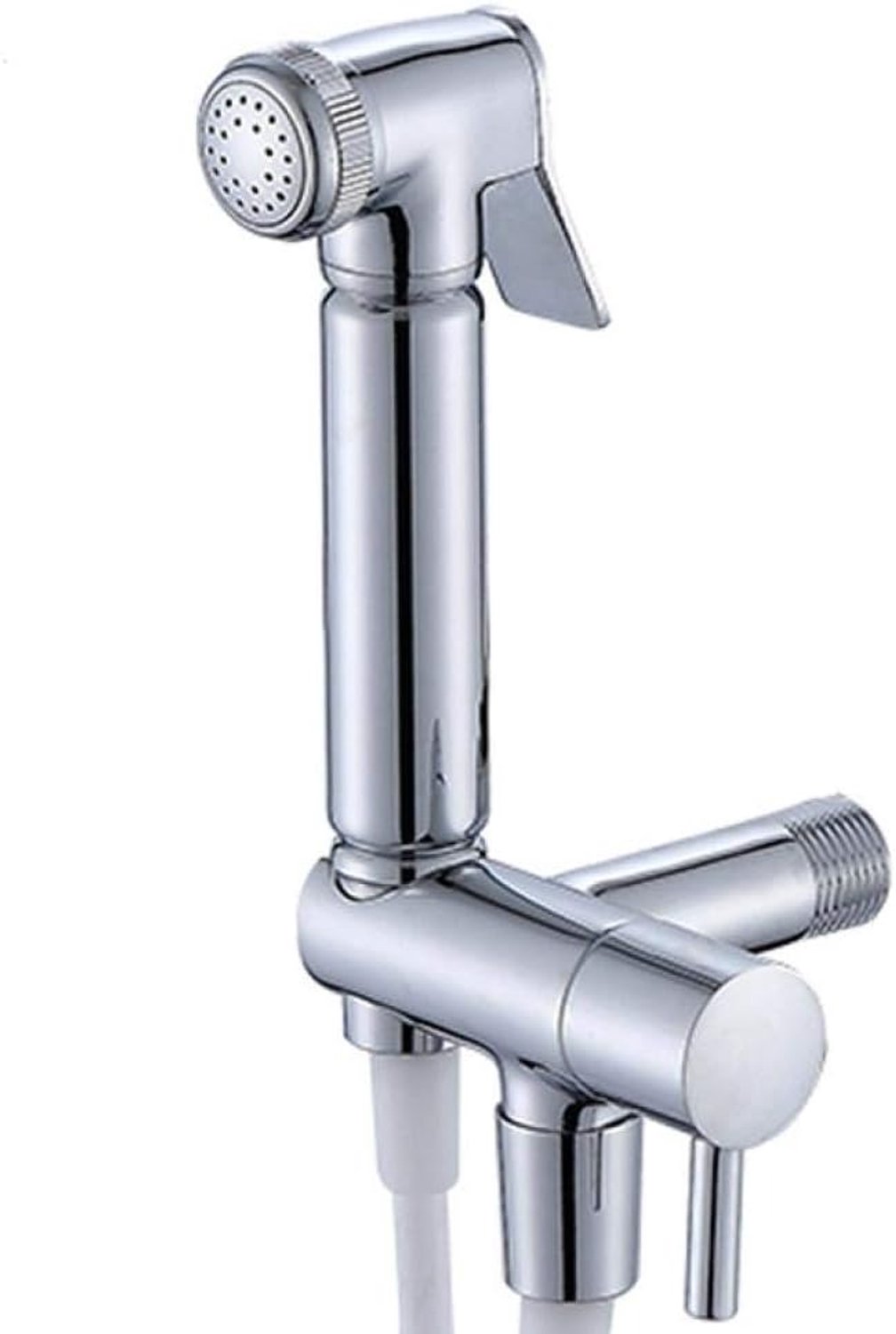 Bidets, Handbediend toilet Bidet Douchesproeier - Handbediend koperen badwasmachine Spuitpistool met en koude thermostatische ventielset sproeier