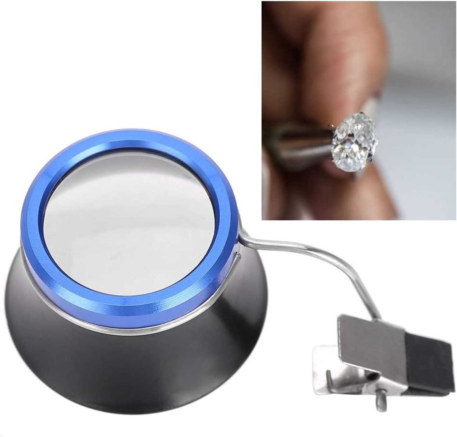 Sieraden Vergrootglas, Reparatie Gereedschap Vergrootglas, voor Juweliers Mechanica(20 keer)