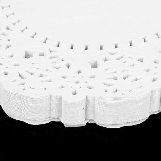 150 STUKS Wegwerpservetten, Kanten Servetten Ronde Placemats Jaloezieën Bakvormen Accessoires Bulk Taart Dessert Ambachten — afbeelding 4