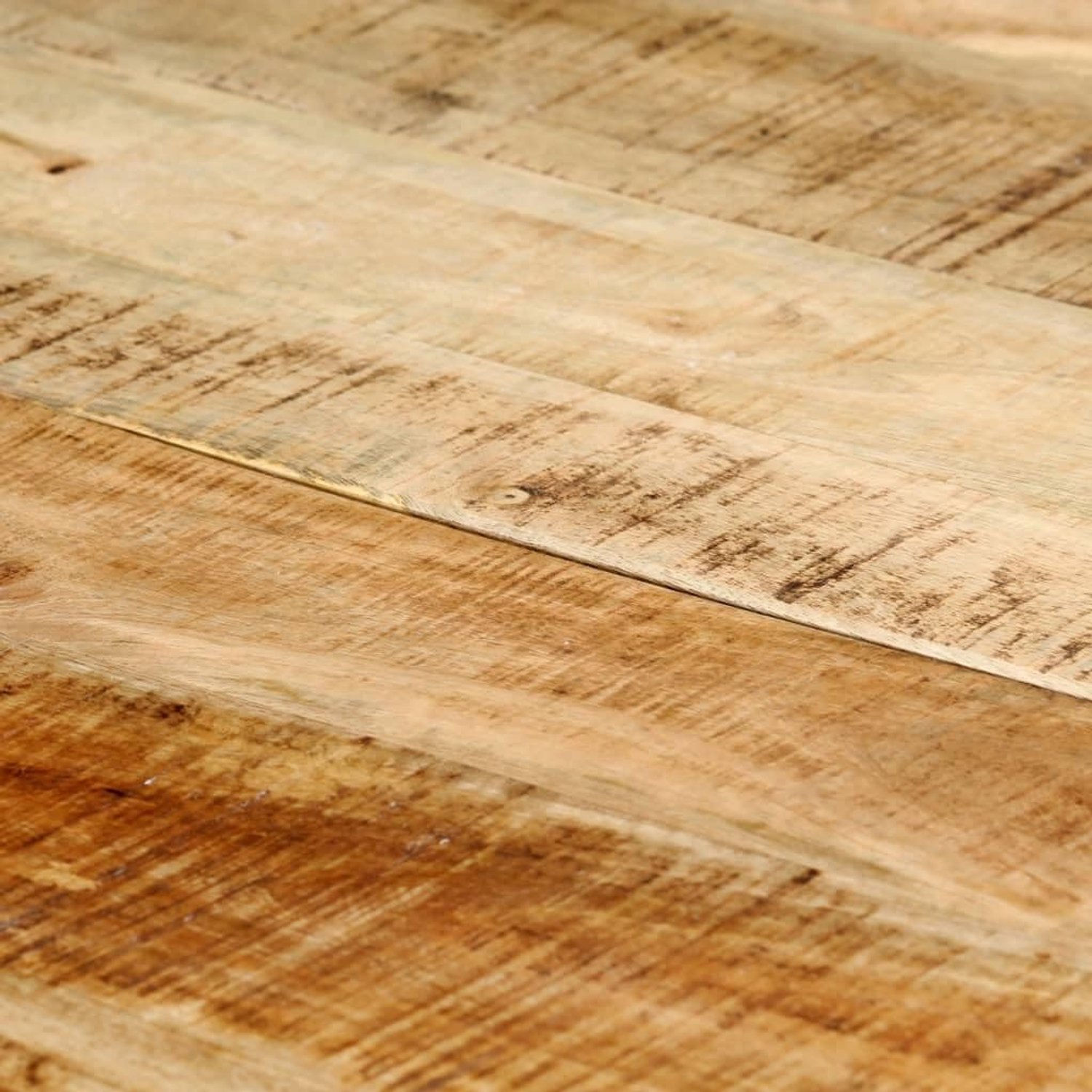 Eettafel, keukentafel, veelzijdige eettafel voor keuken, 140 x 70 x 75 cm, ruw mangohout