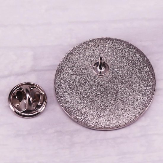 2 stuks inspirerende citaatspelden, Servisch gezegde "Wees nederig want je bent gemaakt van aarde. Wees nobel want je bent gemaakt van sterren" reversspeld, motiverende legering badge — afbeelding 5