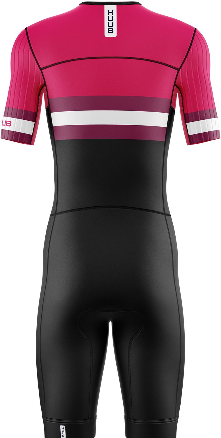 2026 HUUB Heren Tri Band Pro Tri Suit - Burgandy / Wine