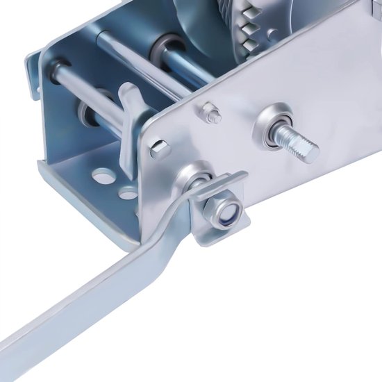 Handmatige kabellier voor het vastbinden, sterke trekkracht tot 1588 kg, met metalen kabel voor het trekken van bijvoorbeeld auto's, aanhangers — afbeelding 3