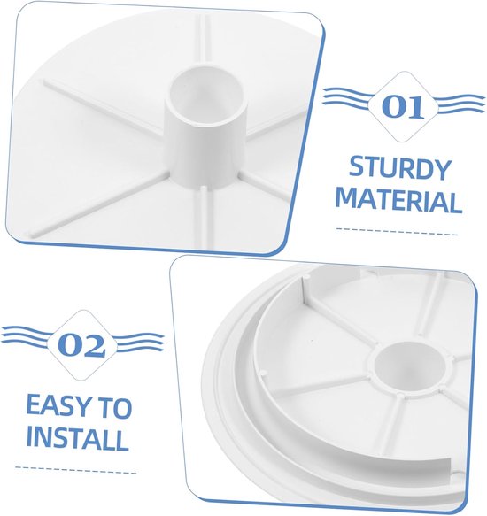 Pool Skimmer Dekplaat Adapter Voor Vacuum Geschikt Grondse Zwembaden Duurzaam Eenvoudig Te Installeren Perfecte Pasvorm Voor Onderhoud — afbeelding 5