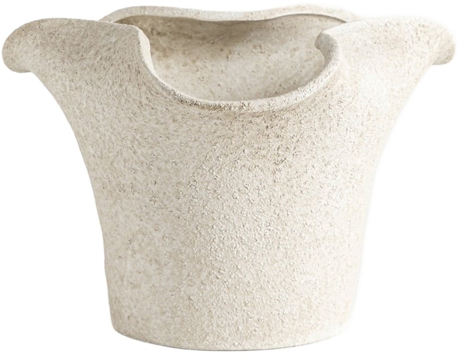 Homla Tavero Cementen Vaas - Breed & Decoratief 25x22x16 cm