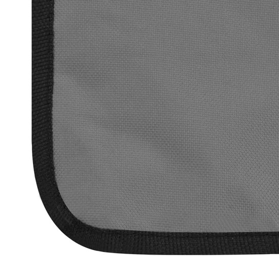 vidaXL - Strandmatten - inklapbaar - 2 - st - staal - en - stof - grijs van Vidaxl — afbeelding 3