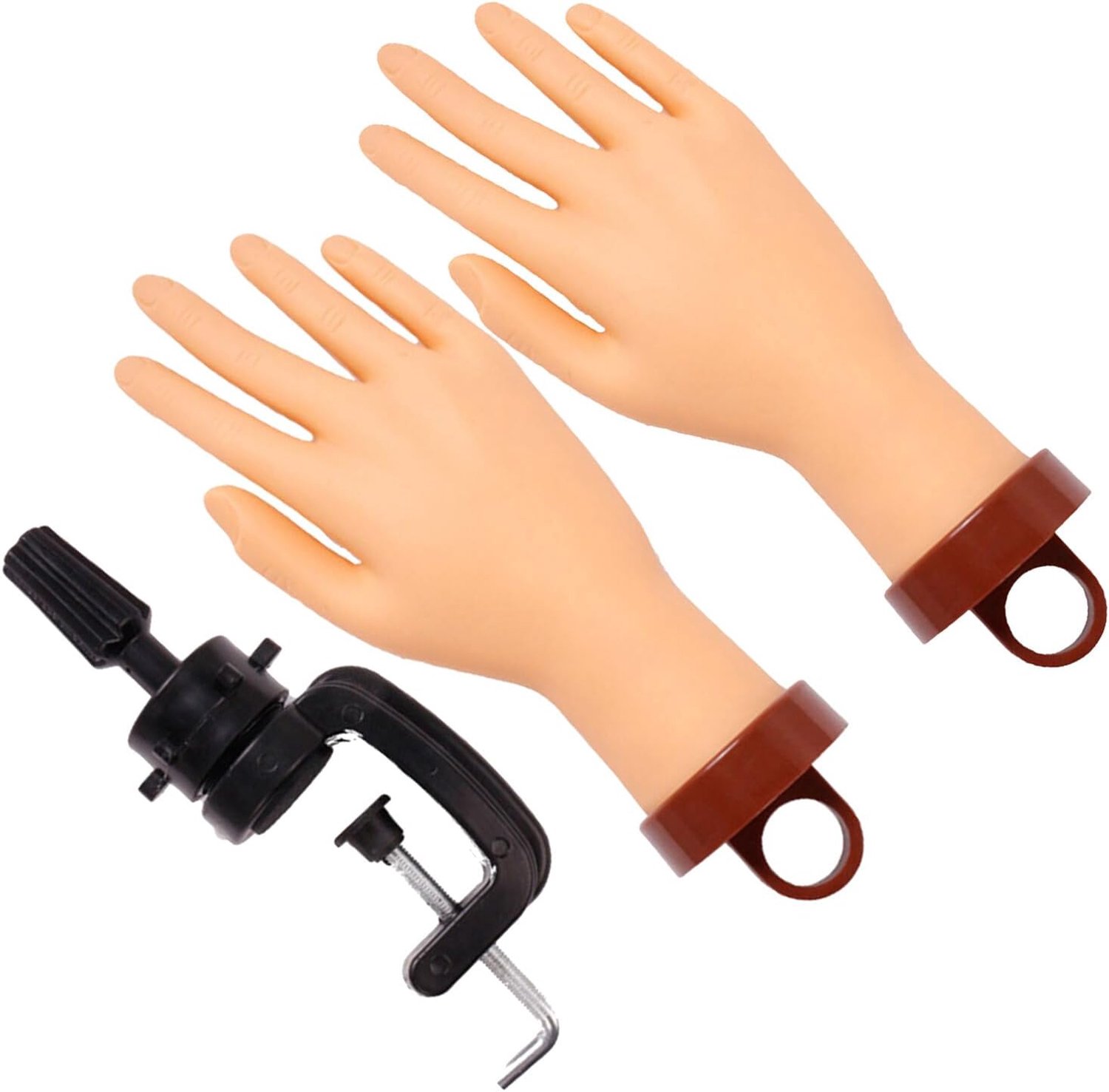 Manicure Oefenhand Nepnagels Realistische Hand Voor Nageloefening Siliconen Hand Voor Manicure Nepnagelhand Realistische Nageltrainingshand Oefenhand Voor Nagelstyliste