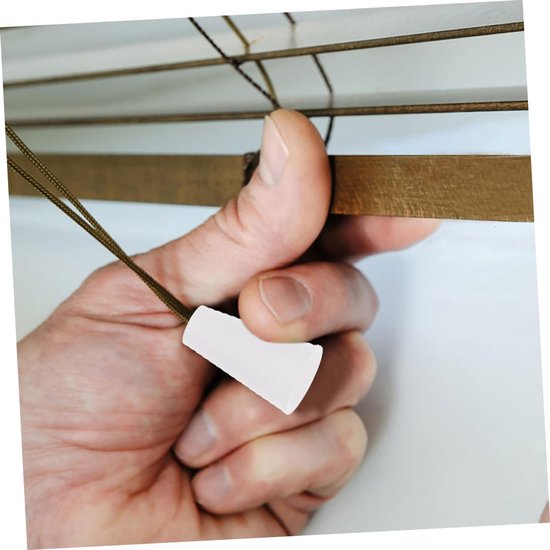 30 Stuks Witte Koord Kwastjes Voor Verticale Romeinse Jaloezieën Elegante Trekkoord Kwastjes Voor Jaloezieën — afbeelding 2