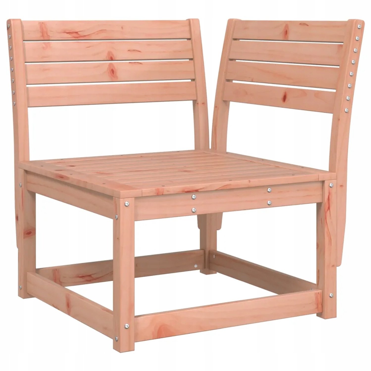 Modulaire Houten Tuinbank, 73x73x78 cm, Natuurlijk
