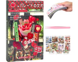 Manga Stickerboek met Pincet, 45 Bladen voor Journaling en Scrapbooking, Aesthetic Anime Stickers voor Creatieve Projecten, Kalender Stickers voor Organisatie