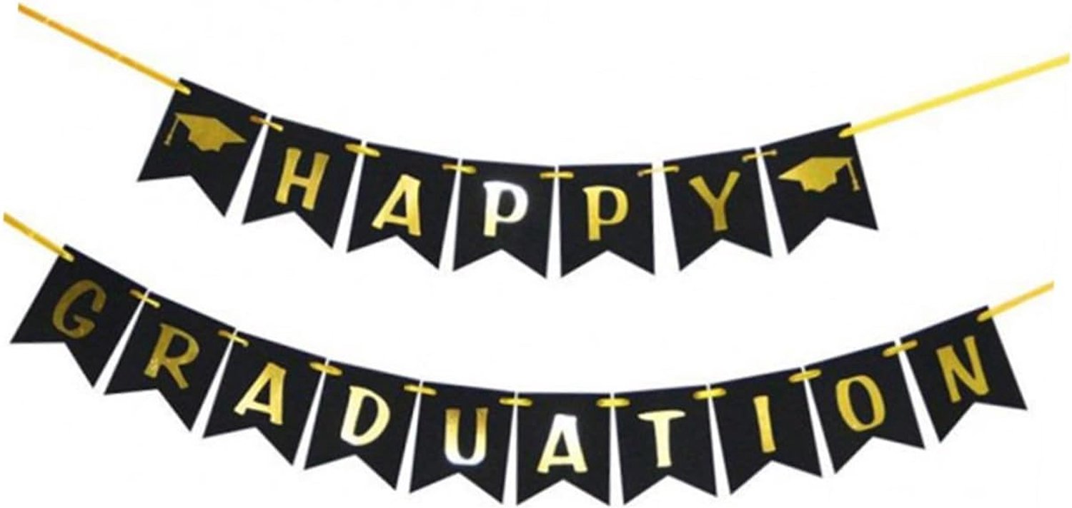Graduation Hanging Banner Stylish Party Decoration Creative Graduation Ornament Cozy Atmosphere Photography Prop