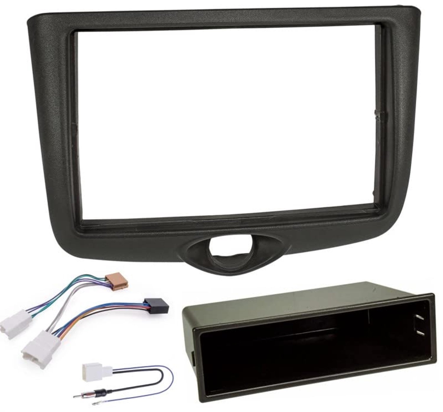 Sound way - Radio panel kit 1-din / 2-din configuring kit Front Panel Frame Suitable for Toyota Yaris 1999-2003 - ShopVlot
