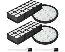 2 filterset voor Rowenta Silence Force Cyclonic RO76xx, filter voor Rowenta RO7647 RO7649 RO7663 RO7676 RO7681 RO7611 - ShopVlot