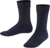 FALKE Comfort Wool eenkleurig wol sokken kinderen blauw - maat 35-38