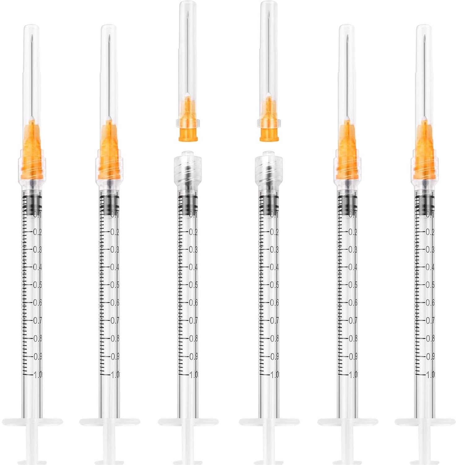 Spuit - Transparant - 1 ml - Plastic Luer-Lock Spuit - Voor Industrieel Gebruik