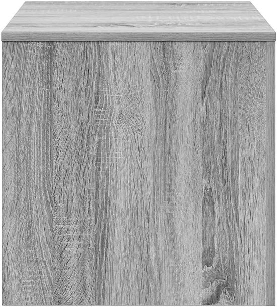 Bijzettafel set 3 stuks. Grijs Sonoma hout bijzettafel salontafel nachtkastje multifunctioneel met glad oppervlak en eenvoudige reiniging voor woonkamer — afbeelding 5