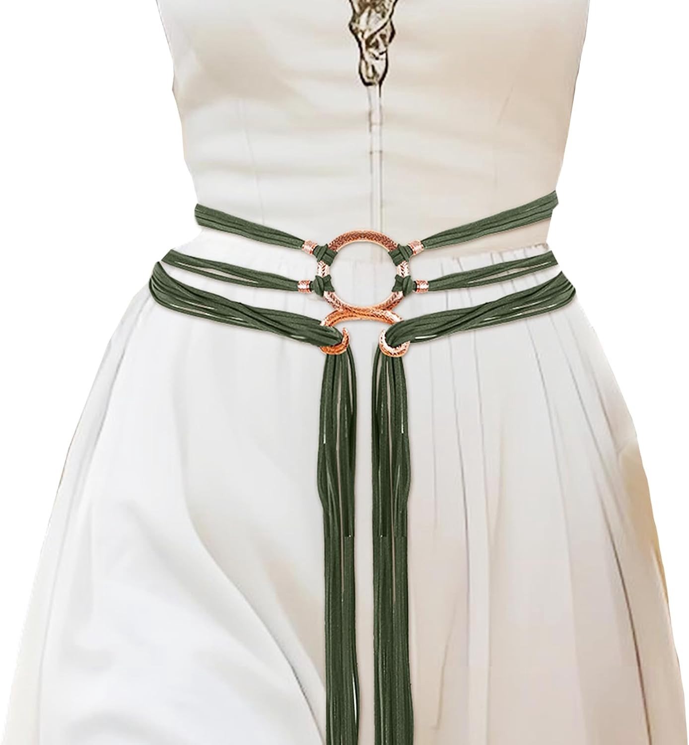 Medieval Cross Belt Touw voor Kostuums, Vintage Tailleband voor Dagen en Feestdagen, Perfect voor Halloween en Carnaval
