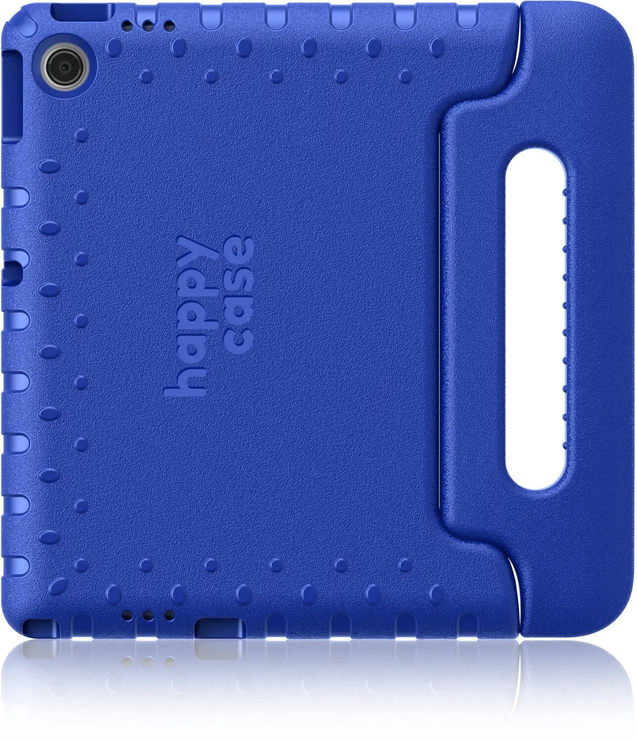 HappyCase Kinder Tablethoes Geschikt voor Lenovo Tab M11 | Kindvriendelijke Hoes | Beschemhoes | Kinderhoes | met Handvat en Standaard | Donker Blauw