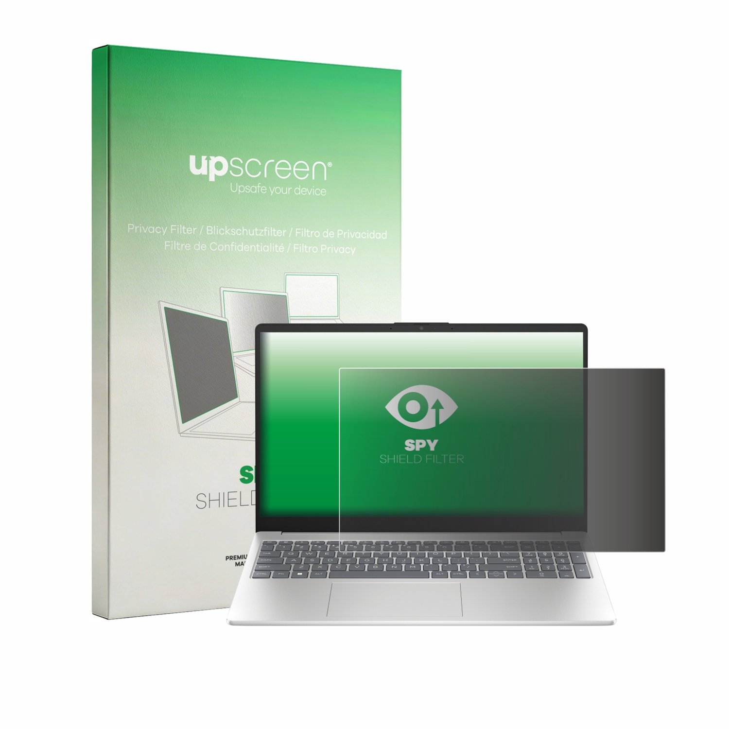 upscreen - privacyscherm voor HP 15-fd1731ngx - privacy filter screenfilter Blauwlichtfilter