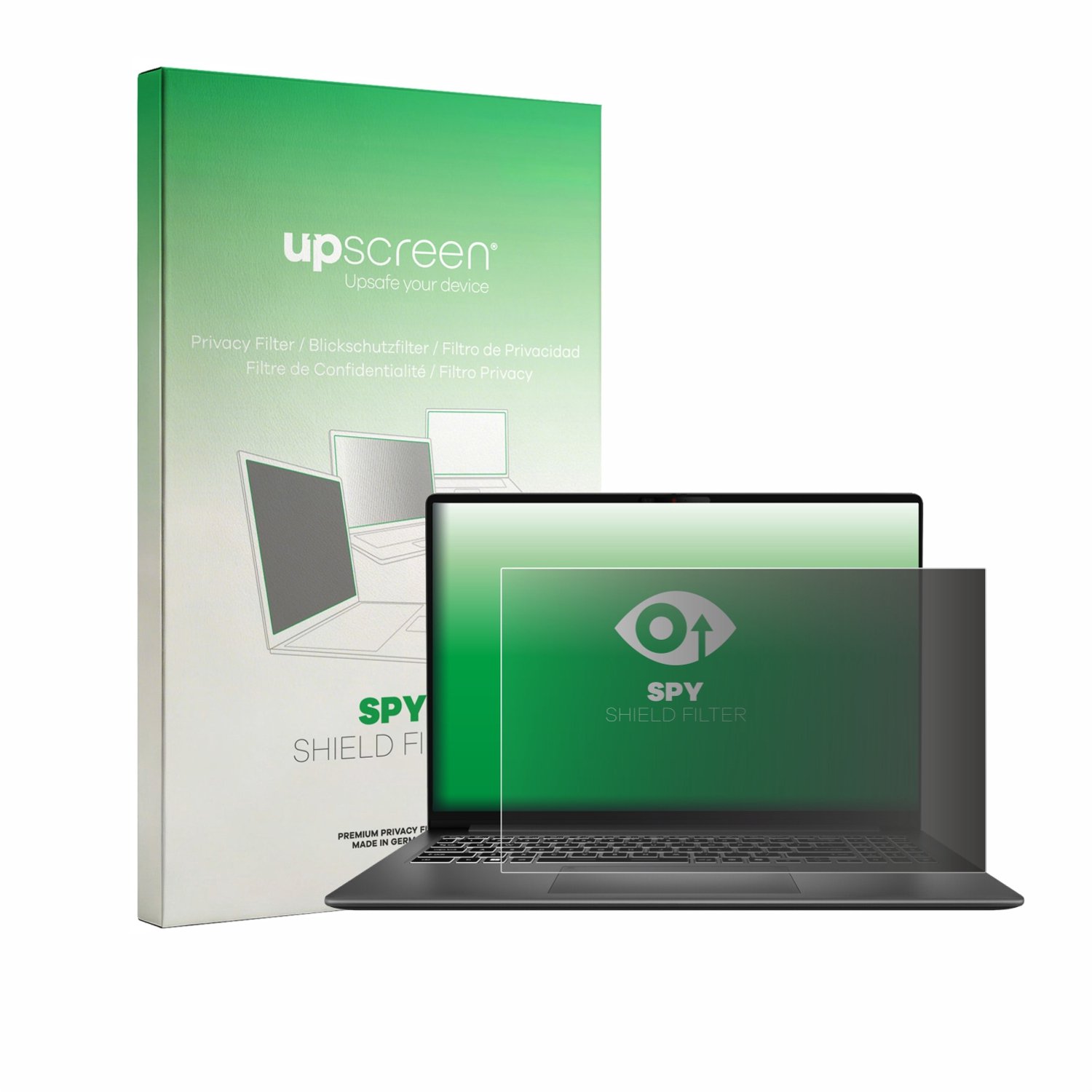 upscreen - privacyscherm voor MSI Modern 16S AI - privacy filter screenfilter Blauwlichtfilter