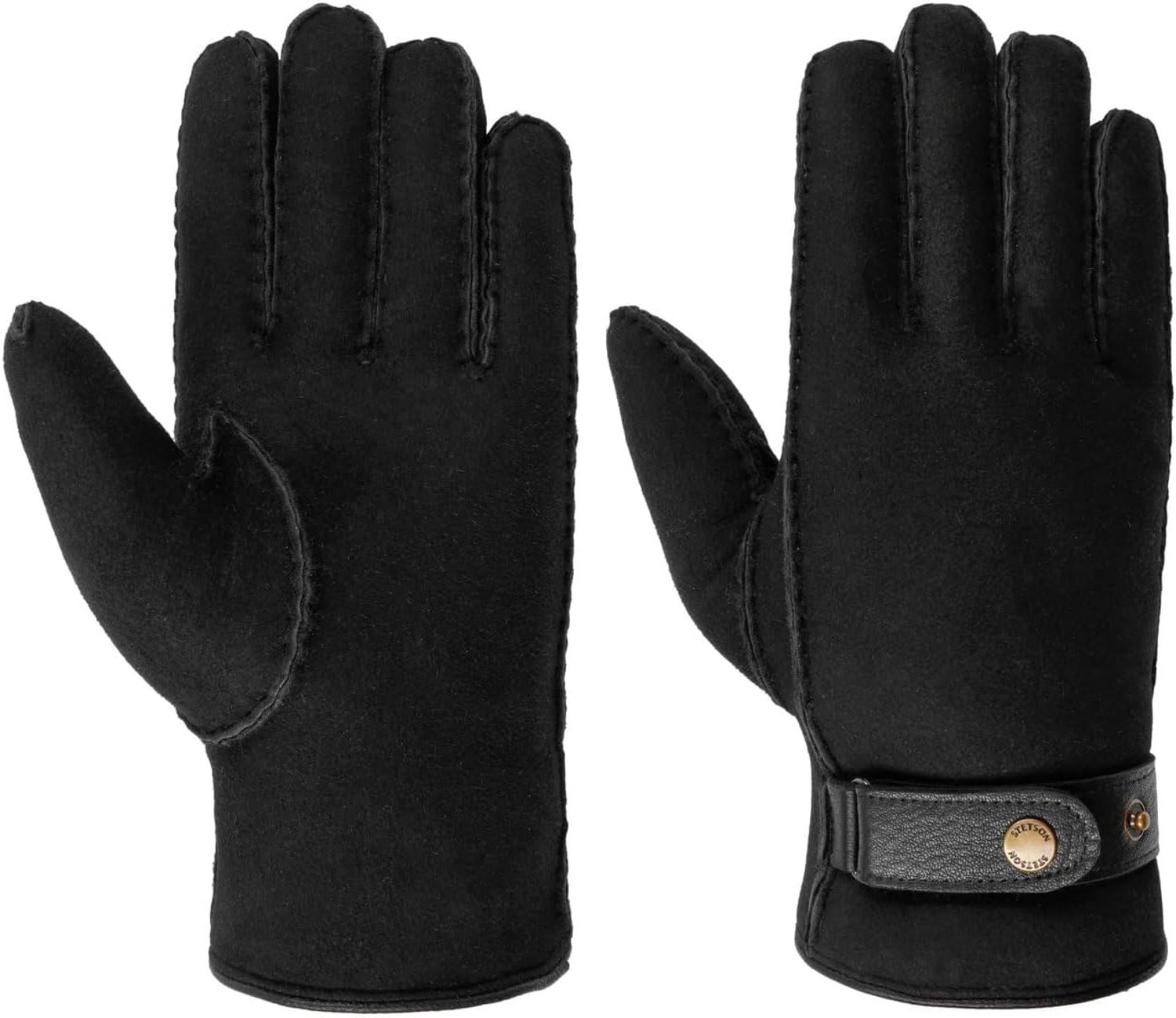 Luxe Heren Handschoenen van Zacht Leer met Lamswol Voering