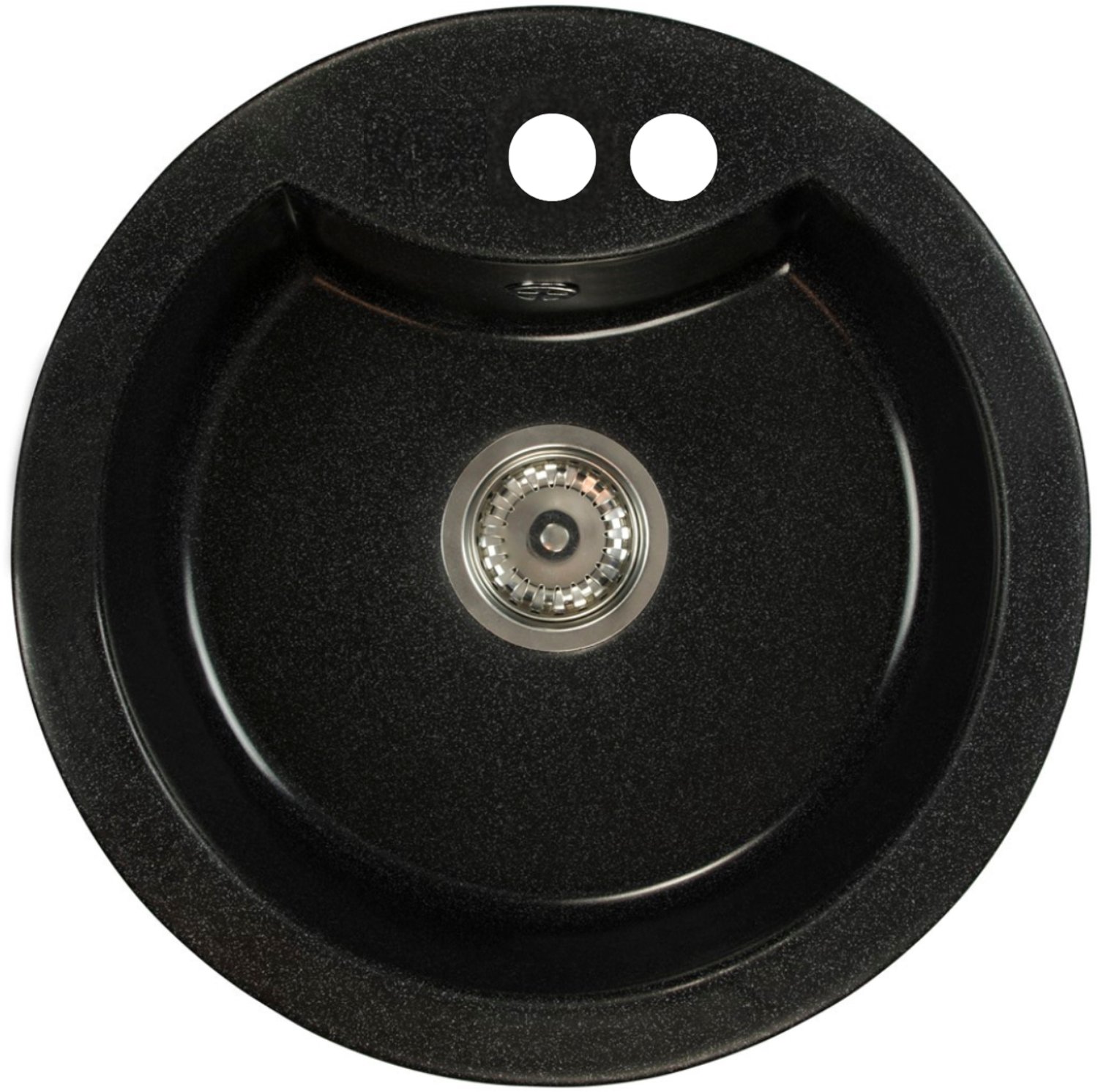 Faizee Home Granieten Spoelbak – Kwartscomposiet Keuken Spoelbak – Verschillende Modellen en Kleuren Vela Mattschwarz