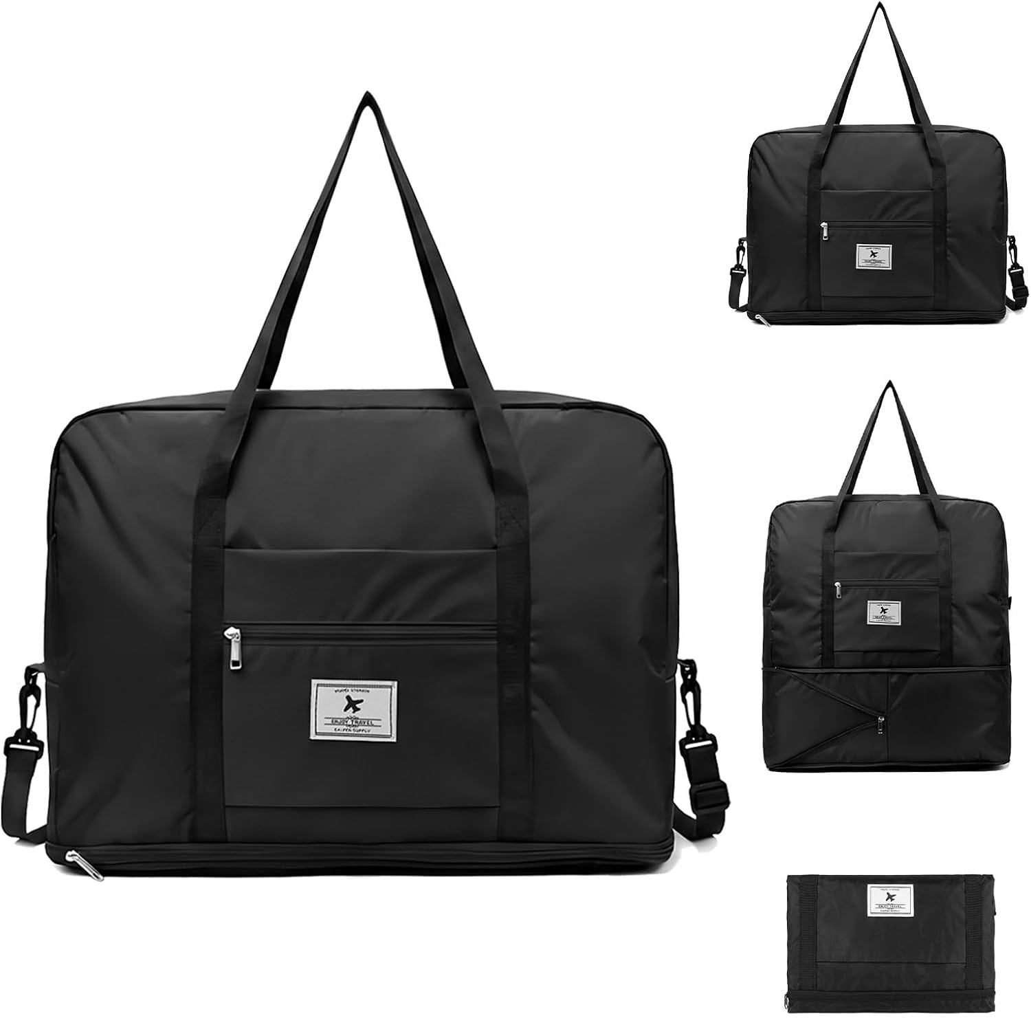 Handbagage tas 51 x 22 x 15 cm - Opvouwbare reistas - Uitbreidbaar - Perfect voor reizen - Vemera