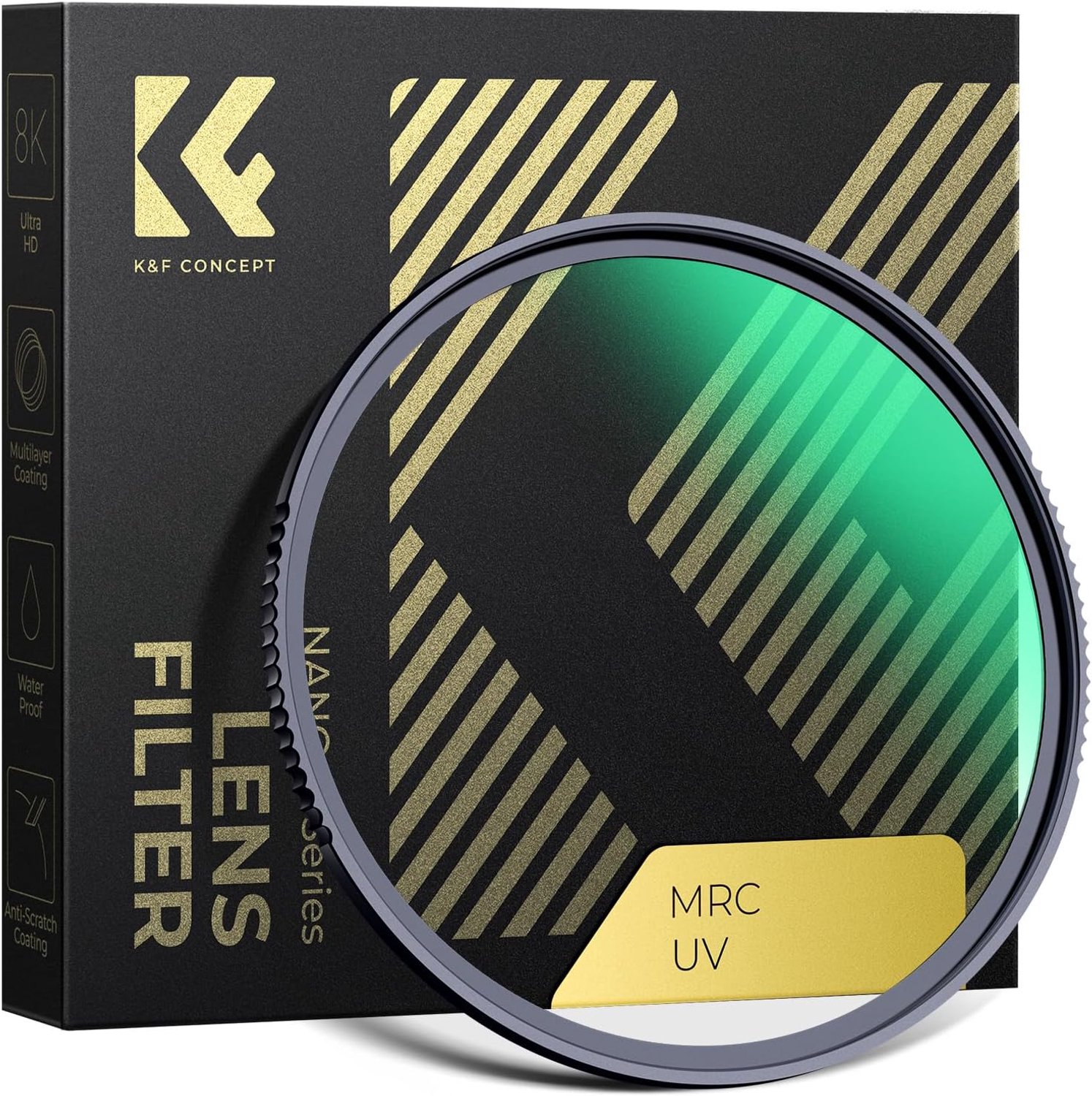 K&F Concept Nano X UV Filter 67mm - Bescherming & Scherpte