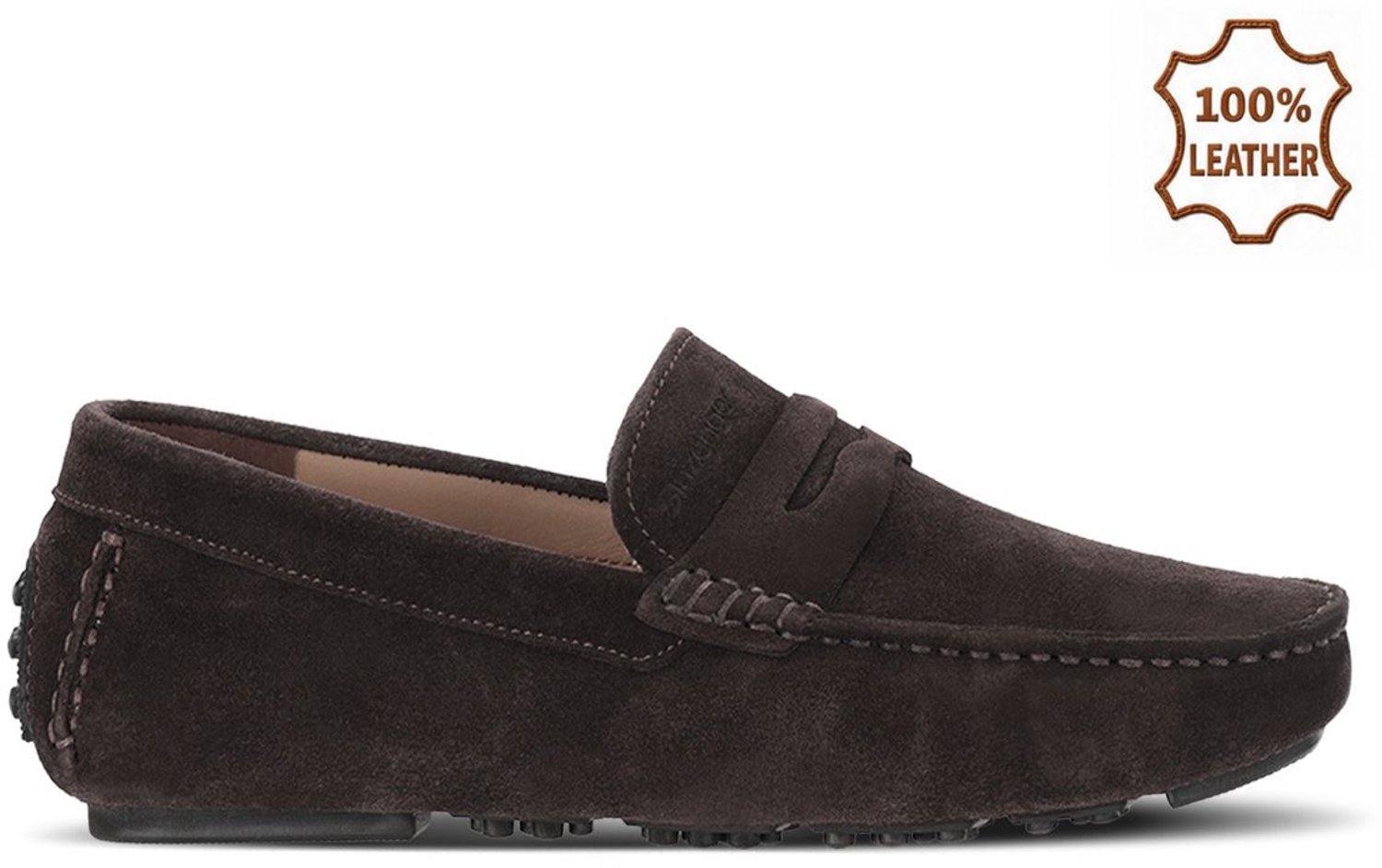 Slazenger Montana Heren Instappers - Bruin Suède