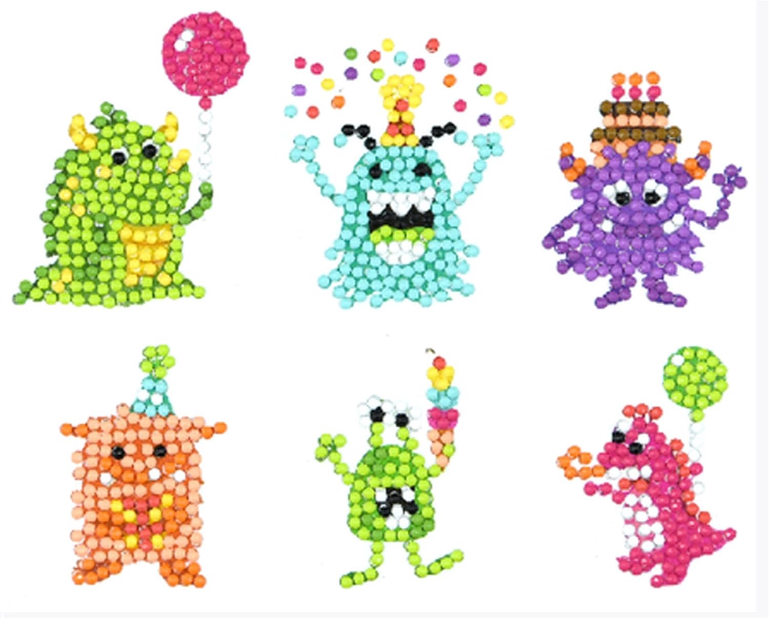 Diamant Schilderen Sticker Set Monster Knutselkit voor Kinderen 5+