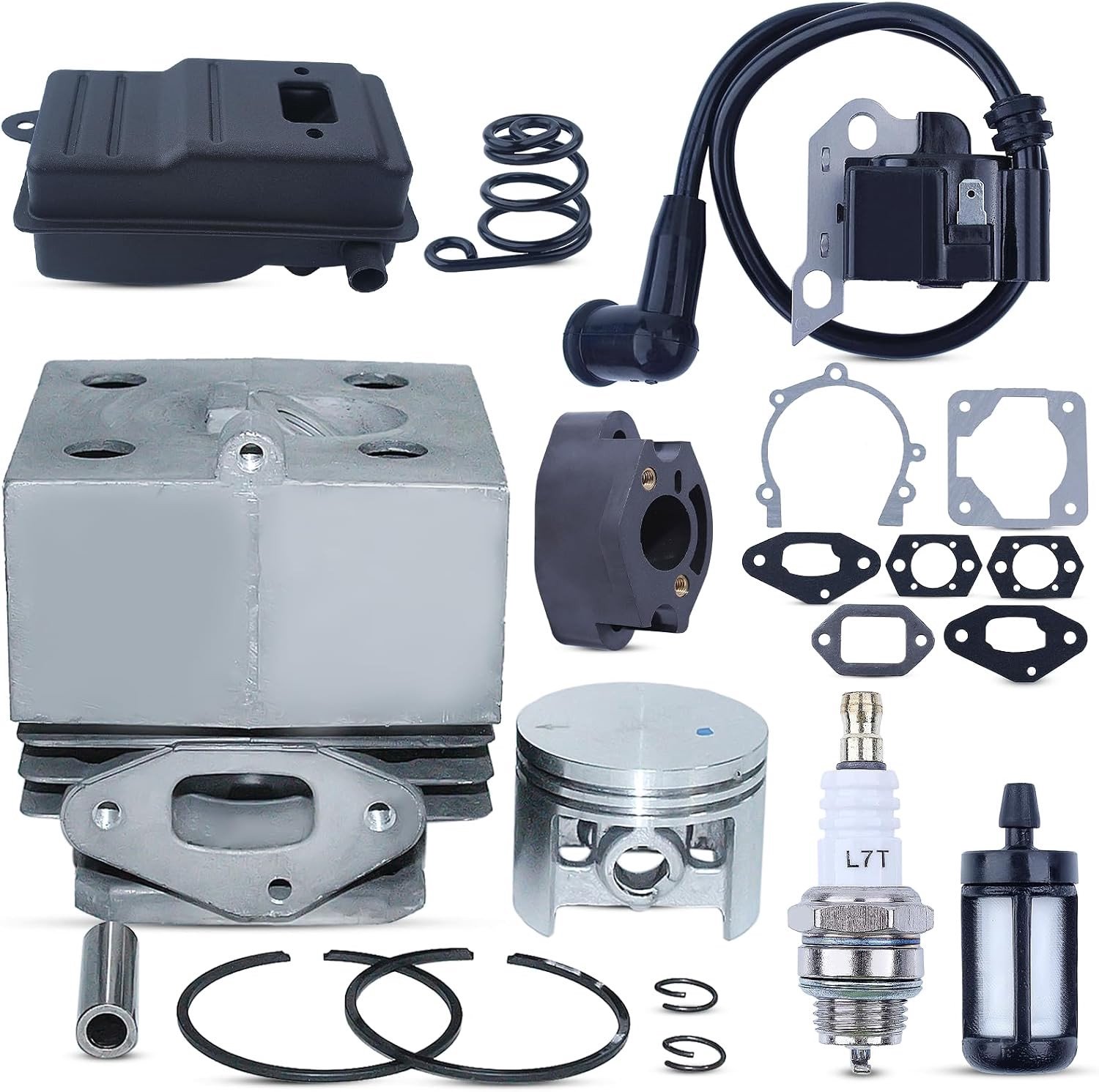 Piston cilinder kit 46mm voor Stihl SR400 SR420 BR320 BR400 BR340 BR380 BR420 - vervangingsonderdelen voor tuinmachines en gereedschap