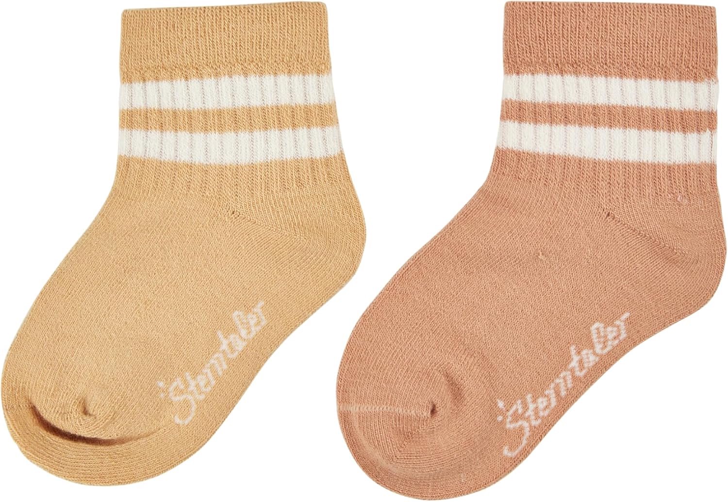 Merkloze Baby Sokken Dubbel Pack - Ademend & Comfortabel - Maat 62/68