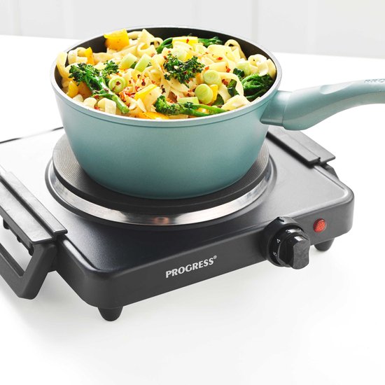 Progress Single Hot Plate - 1500W - 5 Warmtestanden - 18,5 cm Kookplaat — afbeelding 3