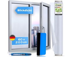 Raamfolie Matglas - Zelfklevend Privacy Scherm 60x200cm