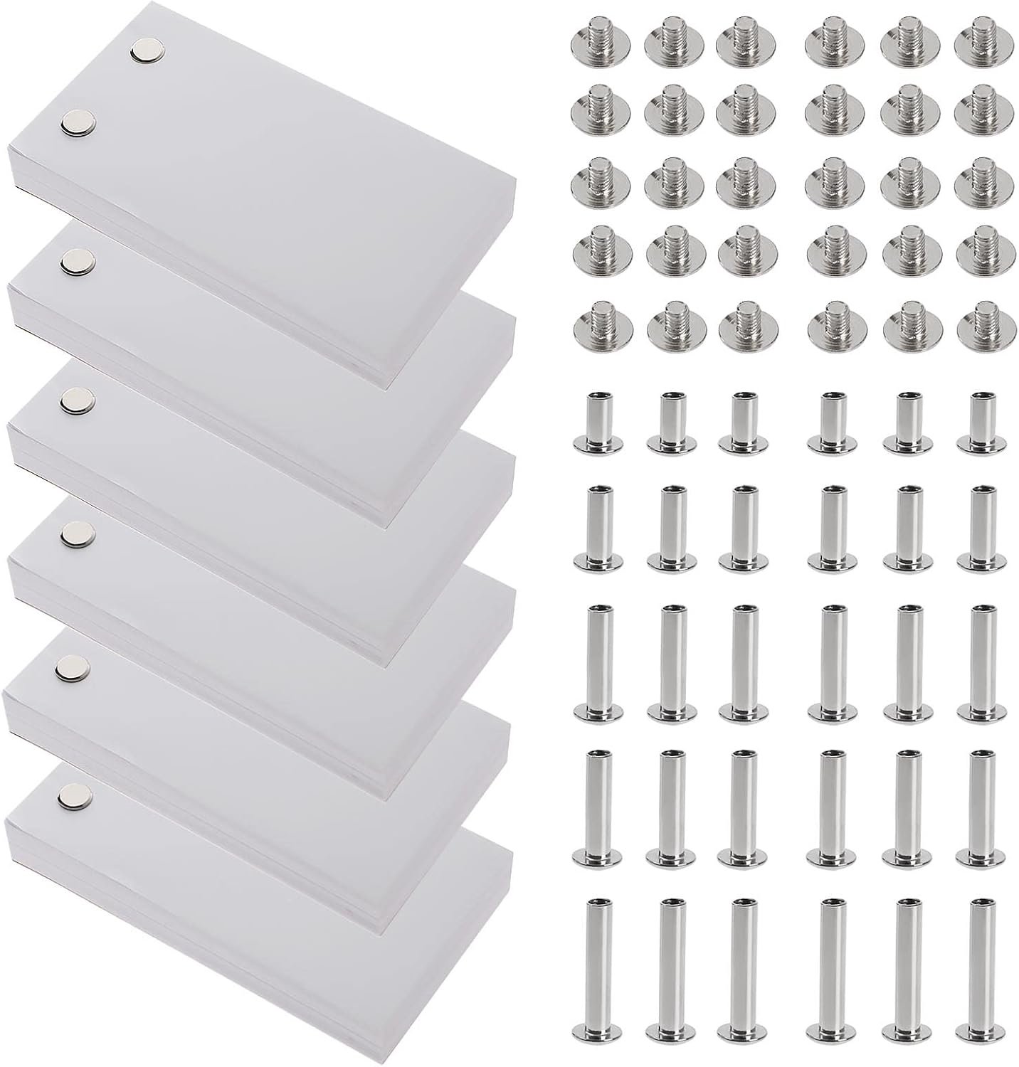 EMSea Flipbook Tekenpapier Set - 6 Stuks, 600 Vel, 1200 Pagina's