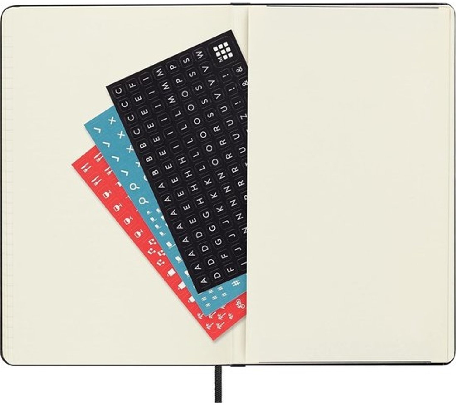 Weekkalender en planner - Agendaboek - Jaarplanning - Verticale lay-out - Large A5 - Zwart