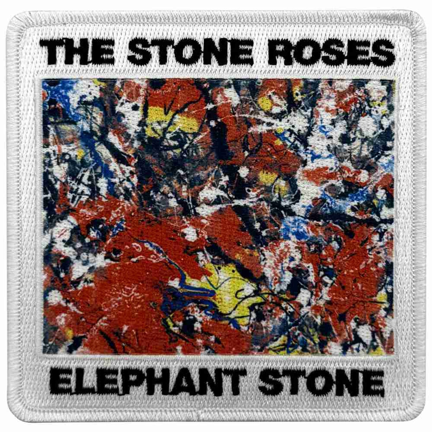 The Stone Roses - Elephant Stone Patch - Wit/Multicolours