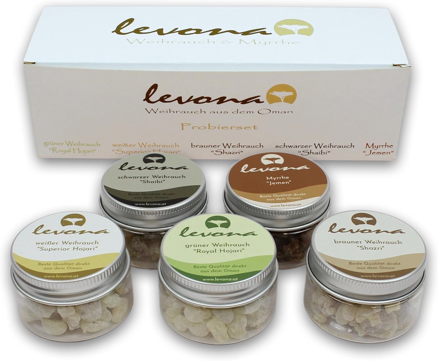 5x Wierook & Mirre Hars uit Oman - Pure Natuurlijke Geur