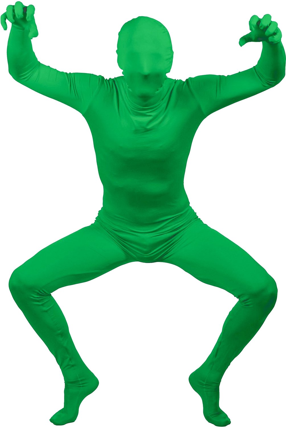 PTIT CLOWN - Groen second skin kostuum voor volwassenen - XL