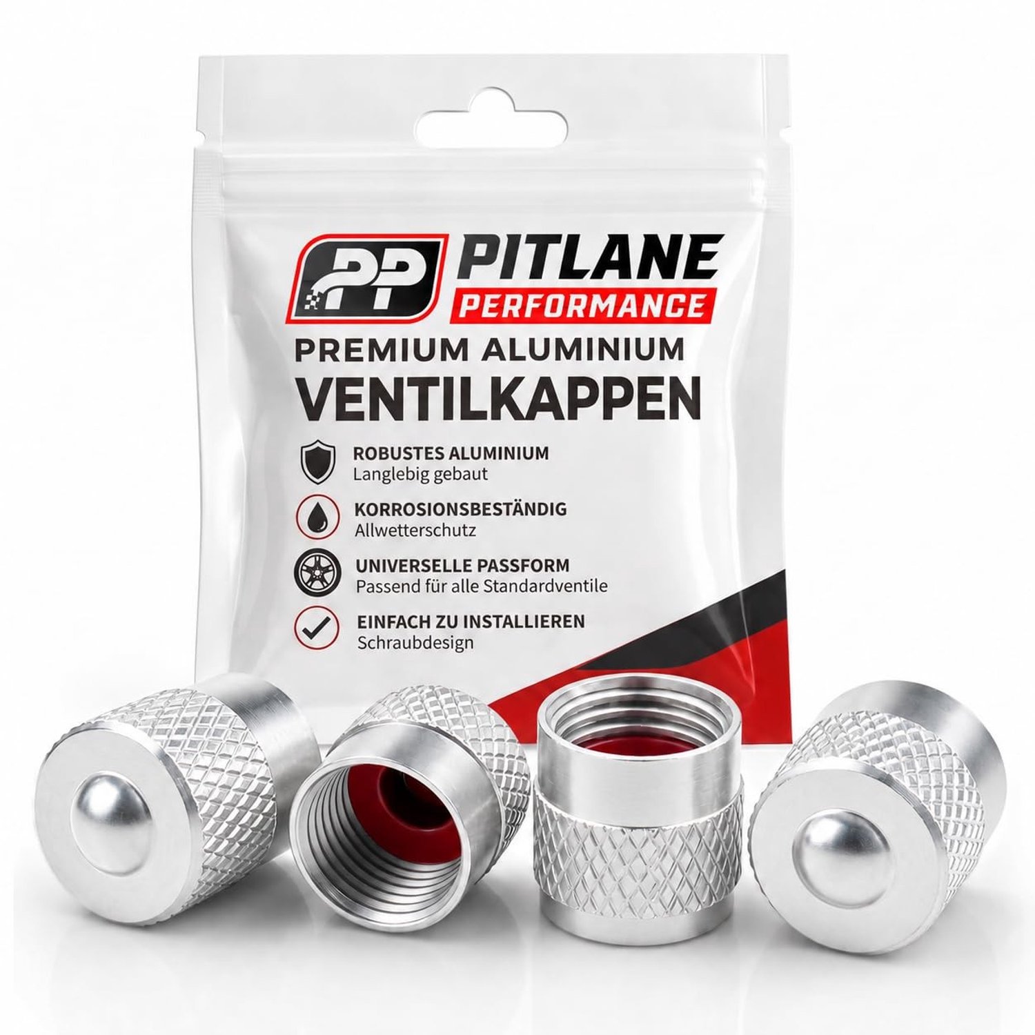 Aluminium Ventieldoppen - Set van 4 - Geschikt voor Auto, Motor en Fiets