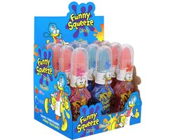 Funny Candy Squeezy pop 12 stuks x 55 gram