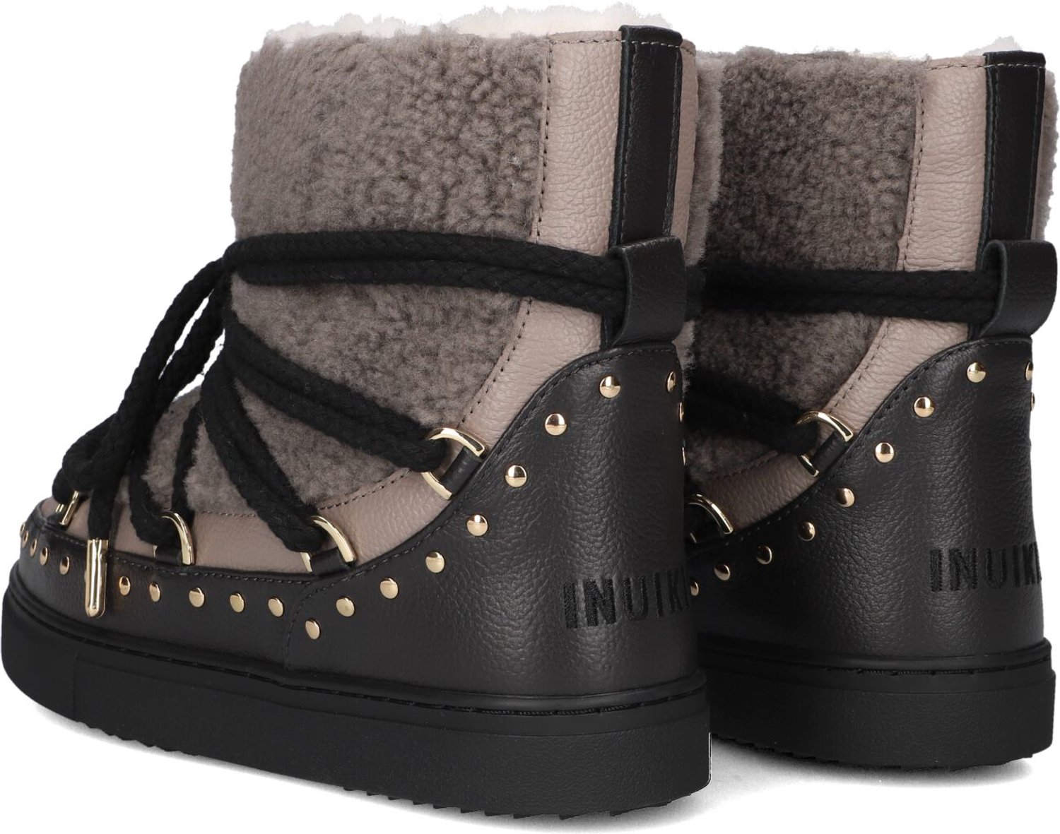 Inuikii Curly Rock Laarzen - Ponyhair - Dames - Grijs - Maat 39