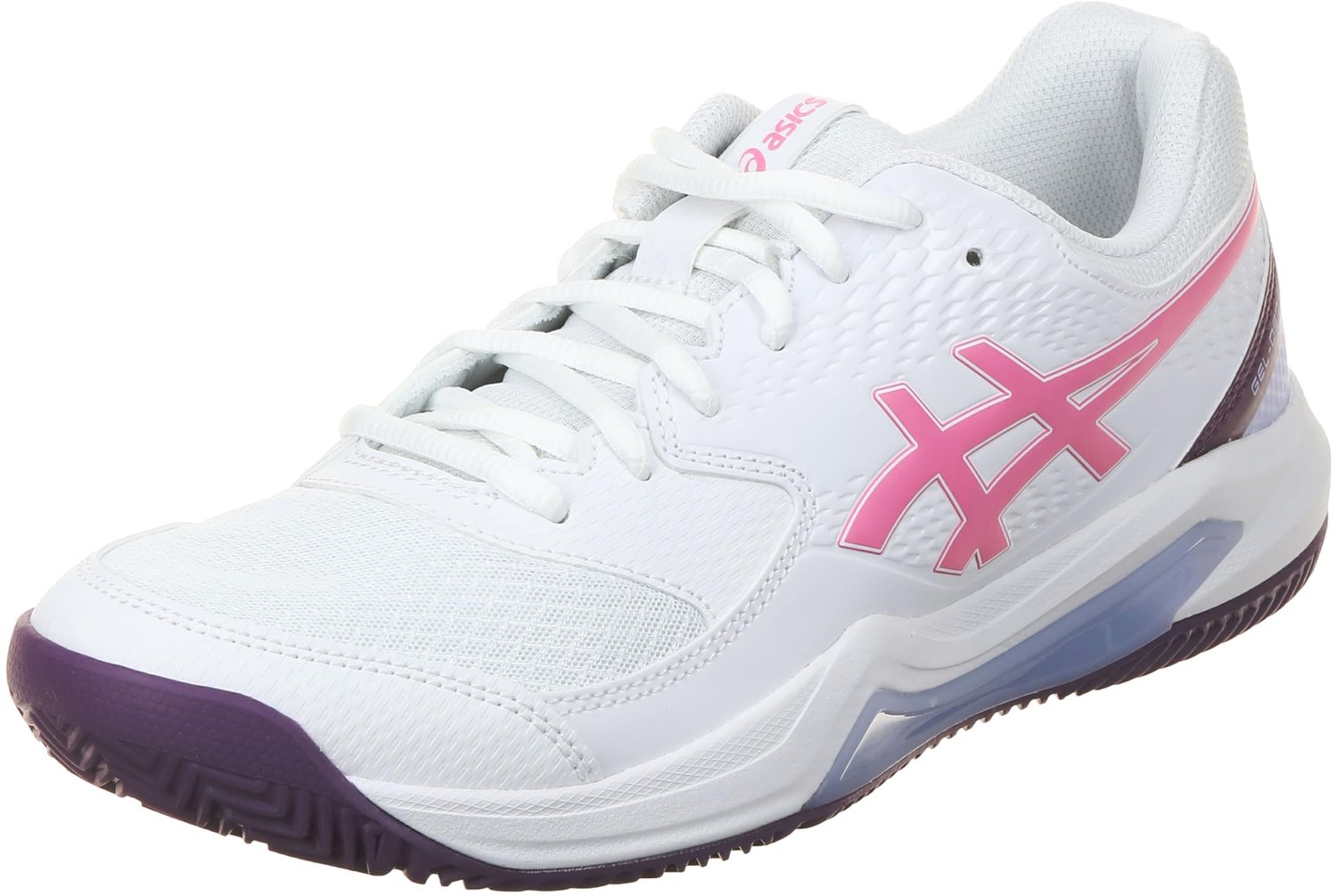 Asics Gel-Dedicate 8 Padelschoenen Dames /Dragon Fruit 42.5 Wit