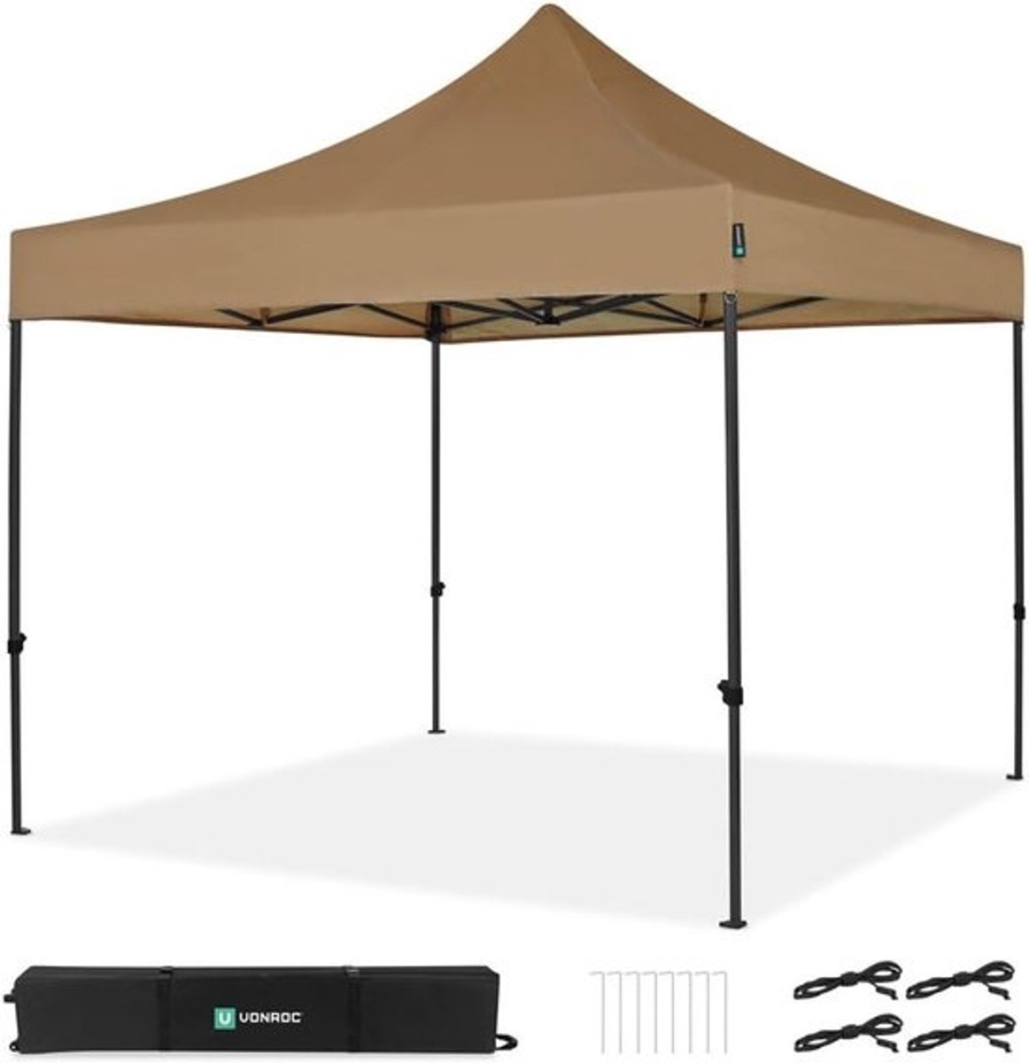 Premium opvouwbare partytent 3x3 m - waterdicht met UV-bescherming - voor buitenevenementen
